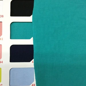 Factory supply Custom 95% cotton 5% spandex single jersey knitted fabric for t-shirt