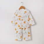 Factory Wholesale 100% Cotton muslin  Baby Clothes Soft Stylish Baby Spring Romper Set Baby Clothes