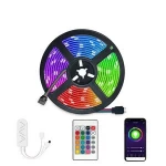 Factory Wholesale Smart WiFi LED Strip Lights RGB 5050 LED Light Working with Alexa Smart Led Strip Lights RGB