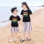 Family Matching Cotton Outfit T shirt+Shorts 2pcs Clothes Sets Casual Family Parent-Child Clothing