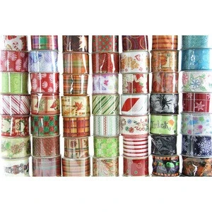 Fancy 3.2 inch Silver Metallic Wired Ribbon Polyester Mesh Net Christmas Ribbon Sparkle Outdoor Decorative Christmas