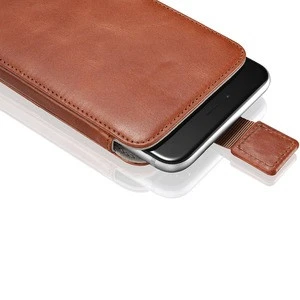Fashion mobile/cell phone leather case credit card holder for iPhone 6/iPhone 6S/iPhone 7