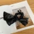 Import Fashion Organza Large Bow Scrunchies Hair Tie Elastic Ties use Durable Rubber Head Accessories for Women Ponytail Holder Girls from China