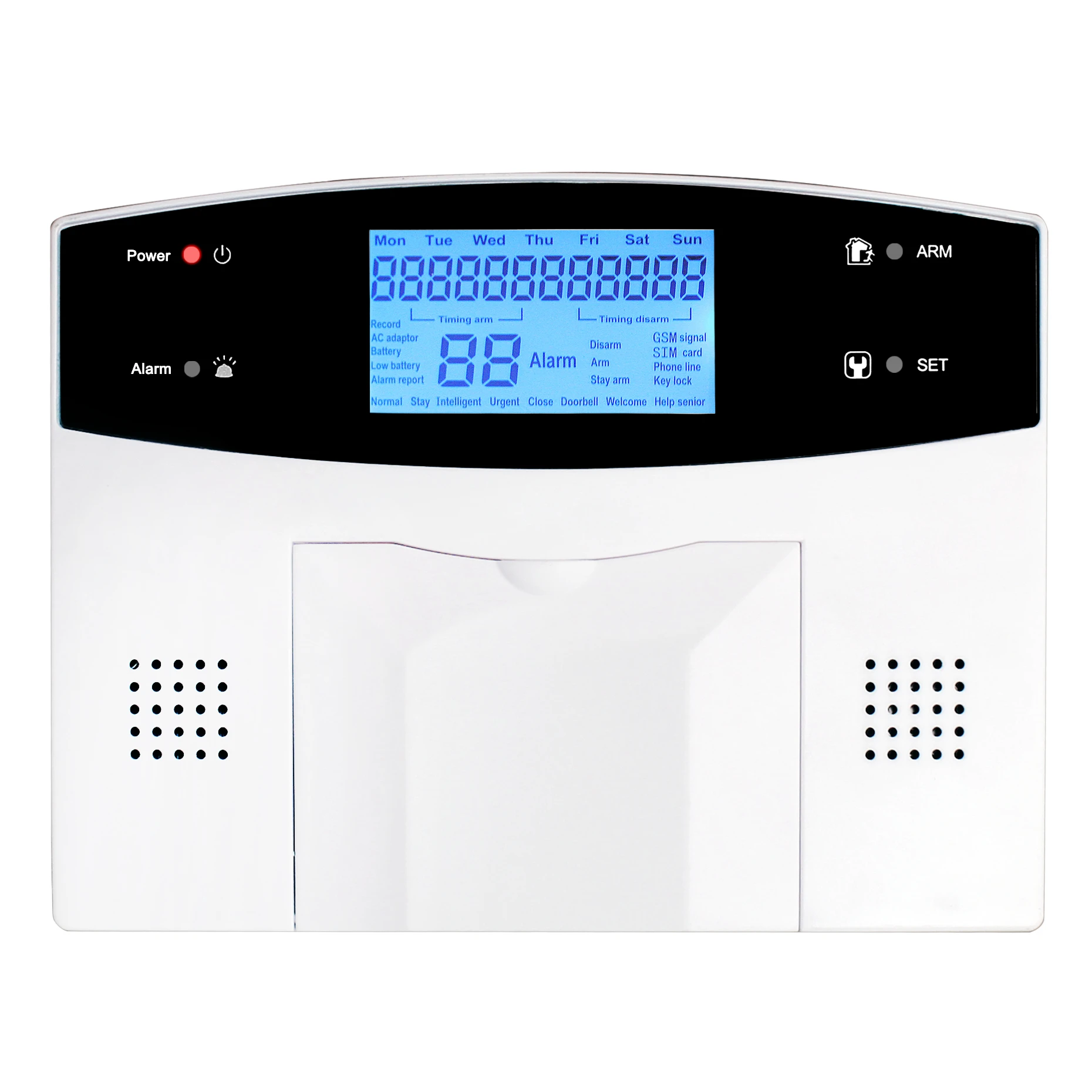 Fashion style passed CE/ROHS Wifi PSTN GSM Smart alarma para casa for home  security with kitchen gas detector
