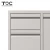 Import Fashion Wholesale Heat Resistance Stainless Steel Outdoor Kitchen Cabinets Door Two Drawers Combo from China