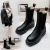 Import fashion women winter black leather boots  classic casual  boots women shoes from China