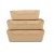 Import fast food paper container take away salad kraft package box with window from China
