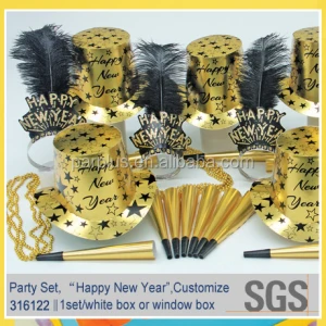 Favors and Party Supplies New Year&#x27;s Eve Hats party eve kit