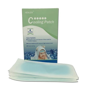 Fever gel packs for high heat cooling pack medical product health care easy patch &amp Sheet adult Child 2sheets/pouch