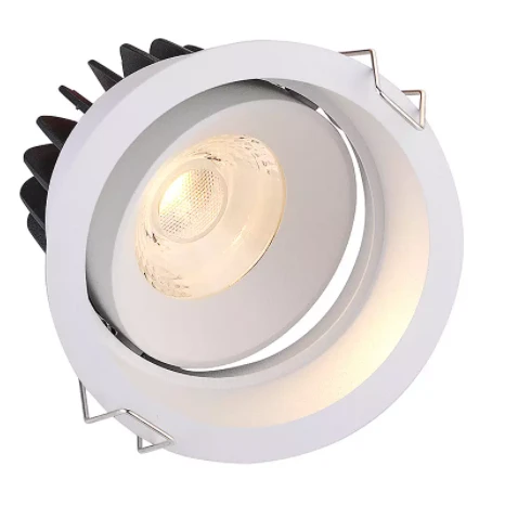 Fillux Multifunction 10w Black Round Anti Glare Adjustable Beam Trimless Wall Washer cob LED Ceiling Spot Light Lamp Spotlights