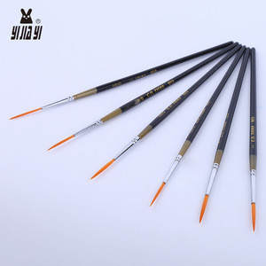 Thin Hand Painted Art Supplies Nylon Painting Brush Paint Hook Line Pen Drawing 