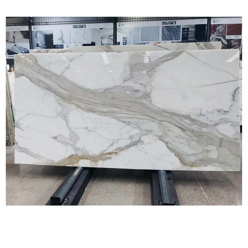 First Grade Calacatta Gold Marble slab For Wall Design