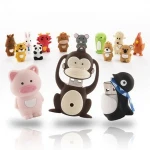 [FLAITO] Silicone animal USB 2.0 custom logo 4GB 8GB 16GB 32GB 64GB usb flash drive, gift usb stick
