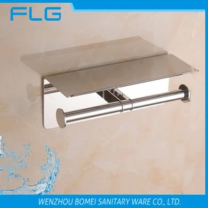FLG New Arrival Factory Product 304 Stainless Steel Double Paper Holder