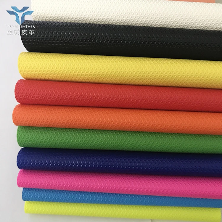 fluorescence color UV resistant PVC synthetic leather for motorcycle and motocross gripper seat cover