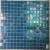 Import fluorescent glass mosaic tile for swimming pool shinning blue material sparkle mosaic for bathroom wall and floor from China
