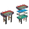 Foldable 4 in 1 Multi Game Table Kids Play Indoor Table 4 Different Game Pool Ball Soccer Table Tennis Air hockey