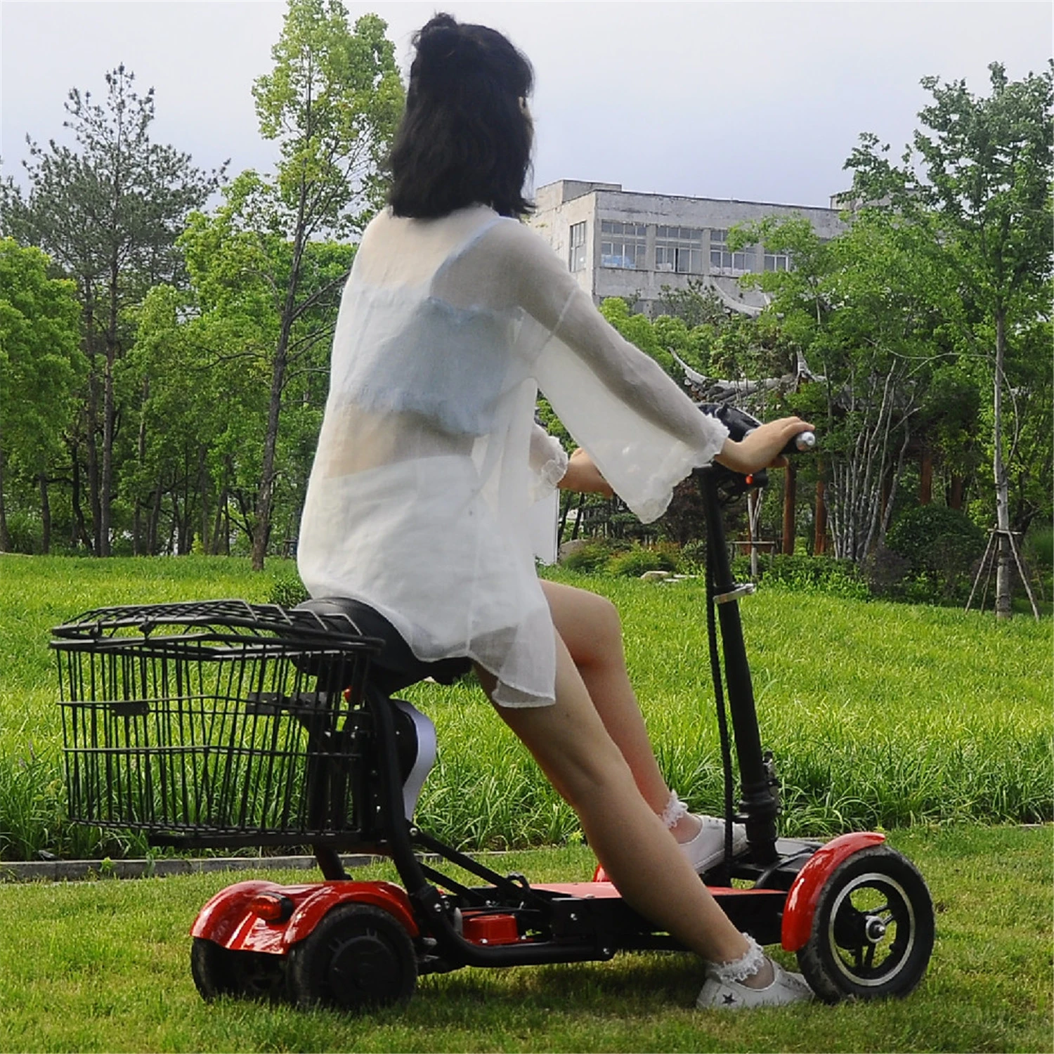 folding electric adult elderly mobility scooter for disabled and elderly people with affordable price 500W motor electric moped