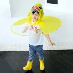 Folding Raincoat Kids Little Yellow Duck Cloak Child Kindergarten Rain Gear for Boys Raincoat Child Rain Poncho
