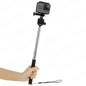 For Gopro Hero 3 2 1 Selfie Stick 1/4 Mini Tripod Adapter Monopod Gopro Accessories GH1746