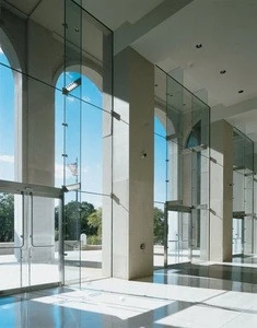 Frameless glass curtain wall/curtain wall profile/aluminum curtain wall profile