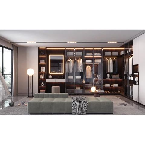 Buy Free Design Manufacturer Walk In Wardrobe Closet Customized Make ...