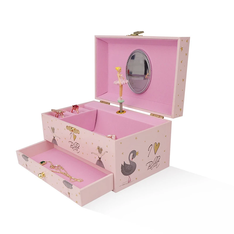 Free Sample Amazon hot sales Jewelry Storage Music Box for girl toys
