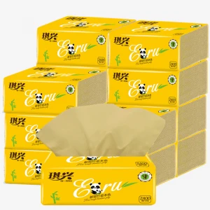 Free Sample Customized 3 ply virgin bamboo pulp baby soft factory price facial tissue paper