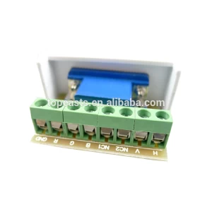 Free solder 3 + 4 wall plug socket wiring vga panel wall plate 86 * 86mm