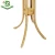 Import Free standing natural bamboo wooden coat rack with 3 metal hooks from China
