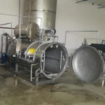 Fruit and vegetable retort food UHT sterilizer machine