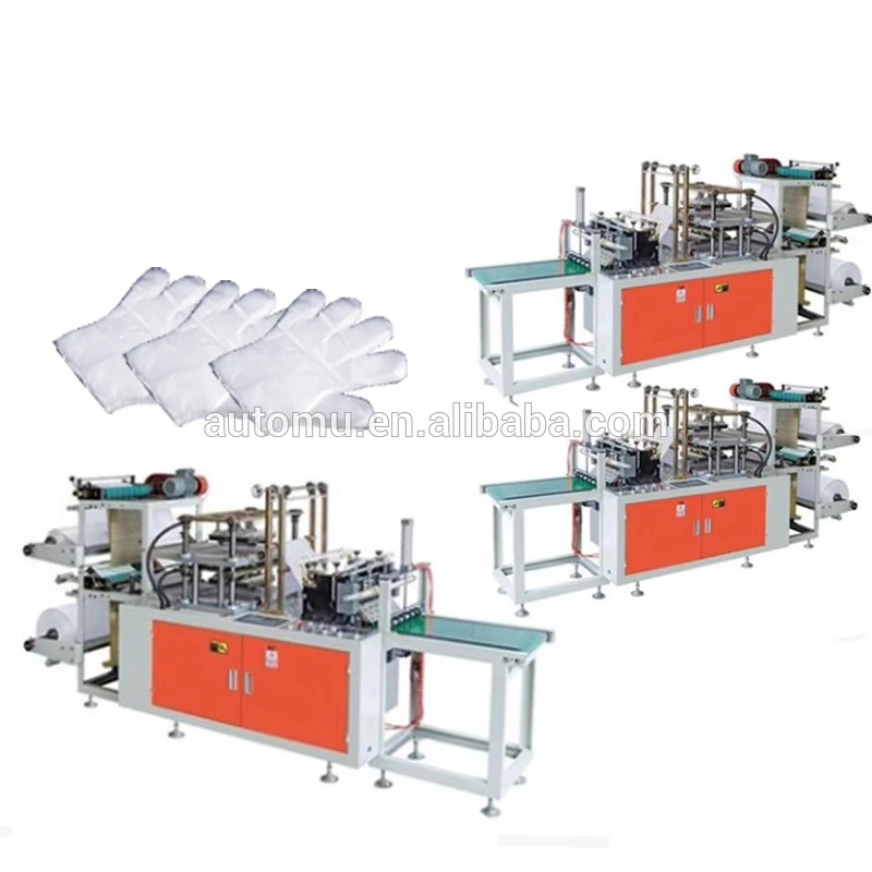 fully  automatic PE  plastic gloves making machine