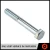 Import Furniture Decorative Bolt DIN933 DIN931 Zinc Plated Full Thread Hex Head Bolts With CE Certification from China