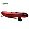 Galvanized Mobile Boat Trailer ,  Small boat cart assembly Long boat trailer