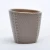Import Garden green plant used yellow slanted shape ceramic bright color flower pot for balcony from China