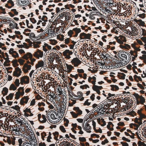 Garment textiles woven knitted design 100% custom rayon printed woven fabric