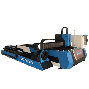 Global Leading Brand SUDA FC 1530  Metal Cutting Machine 1000w Fiber Laser with Rotary Device