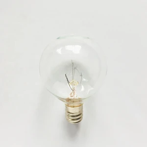 Globe Light Bulb G40E12E14 Tungsten Filament Incandescent Bulb For String Lights