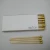 Import Gold matches white stick gold tip safety match in matchbox custom printing from China