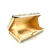 Import Gold pu leather evening clutch bag  metal hollow out Purse wedding party handbag from China