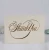 Import Gold stamp Embossed Letters paper Thank You Cards crafts pack with 100 envelop and 100 thank you card from China