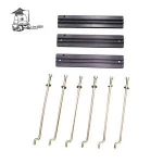 Golf Cart Battery Hold Down Plate  Rods Washers & Nuts for Club Car DS and Carryall Electric 1998-2005