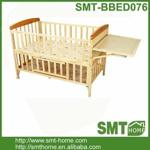 Good popular pine solid wood crib cots baby furniture