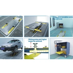 Guangli Hot Sell One Cylinder Hydraulic Auto Scissor Car Lift for Body Repair and Painting