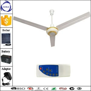 Guangzhou factory 48inch 56inch BLDC 12v solar ac dc ceiling fan with remote controller for Pakistan Yemwn Syria Dubia