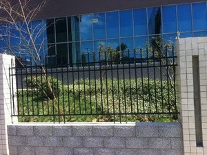 Guangzhou Topbright customized galvanized fence panels/aluminum fence