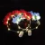 Hair accessories 2018 hot selling glowing girl flower crowns LED string light flower headband