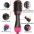 Import Hair Brush Private Label Flat Iron Hot Air Pick Electric Comb One Step Hair Dryer Fast Hair Straightener Brush Hot Air Brush from China