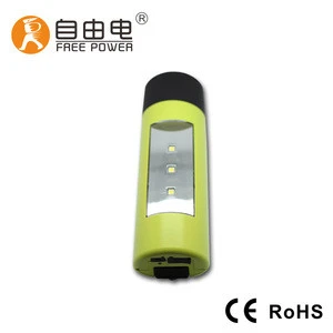 Hand crank power mobile phone charger led emergency light