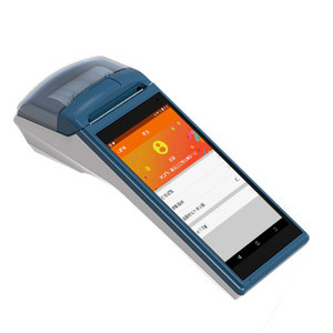 Buy Handheld Wireless Barcode Data Terminal With Thermal Printer Touch ...